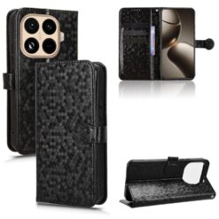 Peněženkové pouzdro Honeycomb Dot Texture Case černé – Xiaomi 15T Pro | Levné Kryty | Levné Kryty | Levné Kryty