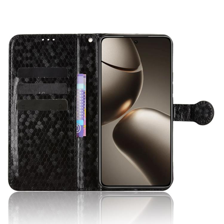 Peněženkové pouzdro Honeycomb Dot Texture Case černé – Xiaomi 15T Pro | Levné Kryty | Levné Kryty | Levné Kryty