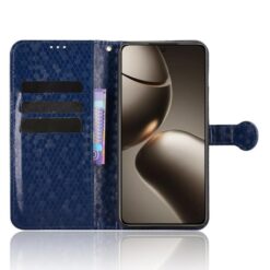 Peněženkové pouzdro Honeycomb Dot Texture Case modré – Xiaomi 15T Pro | Levné Kryty | Levné Kryty | Levné Kryty