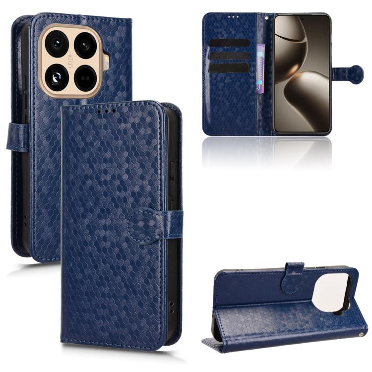 Peněženkové pouzdro Honeycomb Dot Texture Case modré – Xiaomi 15T Pro | Levné Kryty | Levné Kryty | Levné Kryty