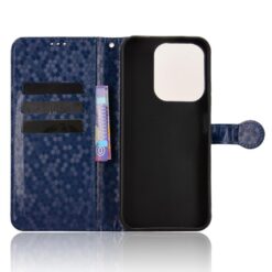 Peněženkové pouzdro Honeycomb Dot Texture Case modré – Xiaomi Poco C85 | Levné Kryty | Levné Kryty | Levné Kryty