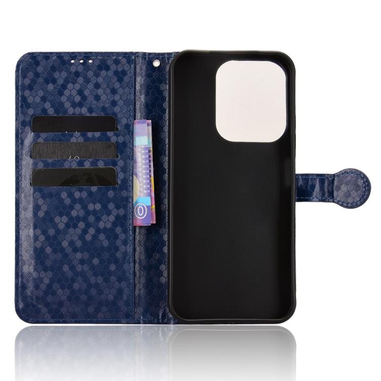 Peněženkové pouzdro Honeycomb Dot Texture Case modré – Xiaomi Poco C85 | Levné Kryty | Levné Kryty | Levné Kryty
