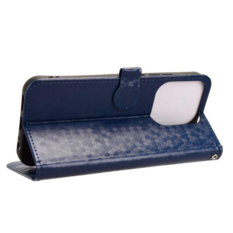 Peněženkové pouzdro Honeycomb Dot Texture Case modré – Xiaomi Poco C85 | Levné Kryty | Levné Kryty | Levné Kryty