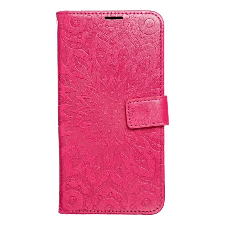 Peněženkové pouzdro Mezzo mandala tmavorůžové – Apple iPhone 17 | Levné Kryty | Levné Kryty | Levné Kryty
