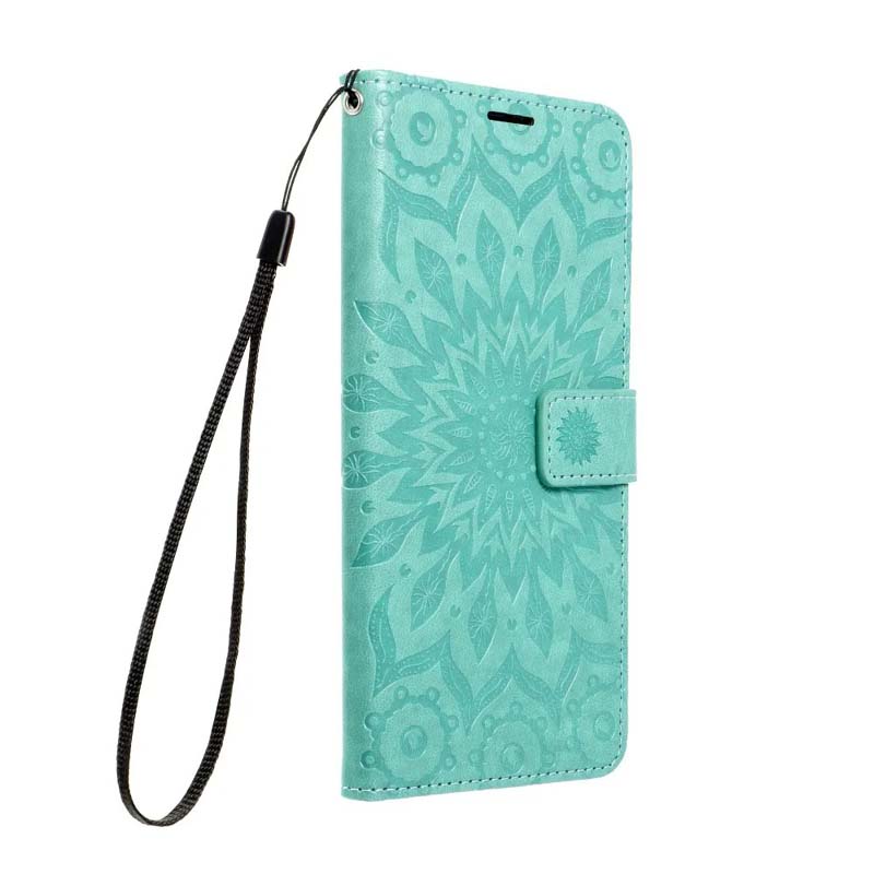 Peněženkové pouzdro Mezzo mandala zelené – Apple iPhone 17 Pro | Levné Kryty | Levné Kryty | Levné Kryty