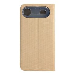 Peněženkové pouzdro Smart Senso zlaté – Apple iPhone Air | Levné Kryty | Levné Kryty | Levné Kryty