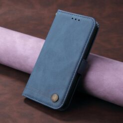 Knížkové pouzdro Skin Feel case modré – Vivo X300 Pro | Levné Kryty | Levné Kryty | Levné Kryty