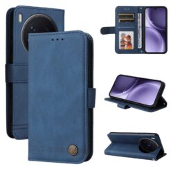 Knížkové pouzdro Skin Feel case modré – Vivo X300 Pro | Levné Kryty | Levné Kryty | Levné Kryty
