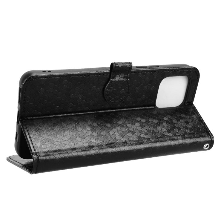 Peněženkové pouzdro Honeycomb Dot Texture Case černé – T Phone 3 Pro | Levné Kryty | Levné Kryty | Levné Kryty