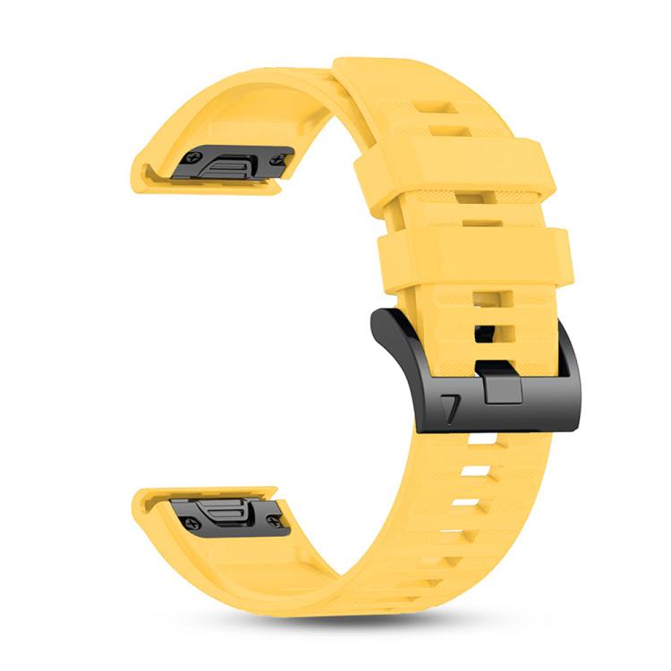 Řemínek Solid Wristband žlutý pro hodinky Garmin 22mm | Levné Kryty | Levné Kryty | Levné Kryty