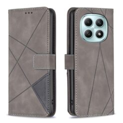 Knížkové pouzdro Rhombus šedé – Xiaomi Redmi Note 15 Pro 4G | Levné Kryty | Levné Kryty | Levné Kryty