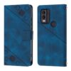 Peněženkové pouzdro Embossing Pattern Square hnědé – Nokia C22 | Levné Kryty | Levné Kryty | Levné Kryty