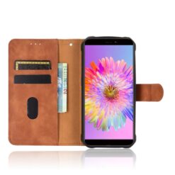 Peněženkové pouzdro Solid hnědé – Oukitel WP5 | Levné Kryty | Levné Kryty | Levné Kryty