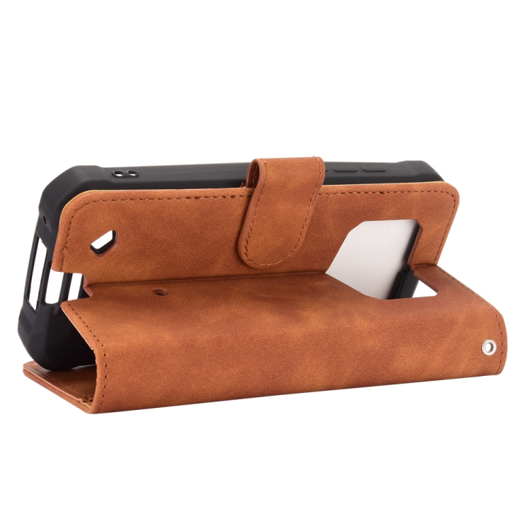 Peněženkové pouzdro Solid hnědé – Oukitel WP5 | Levné Kryty | Levné Kryty | Levné Kryty