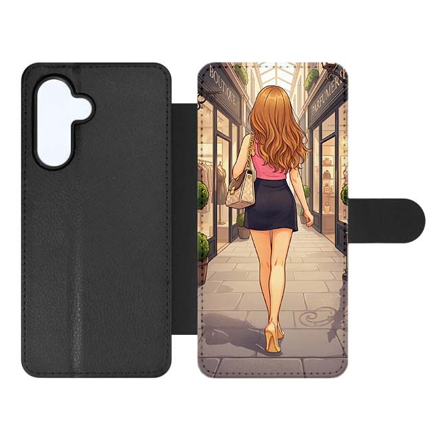 Knížkové pouzdro Creative Case 16 Moderní Žena – Samsung Galaxy A54 5G | Levné Kryty | Levné Kryty | Levné Kryty