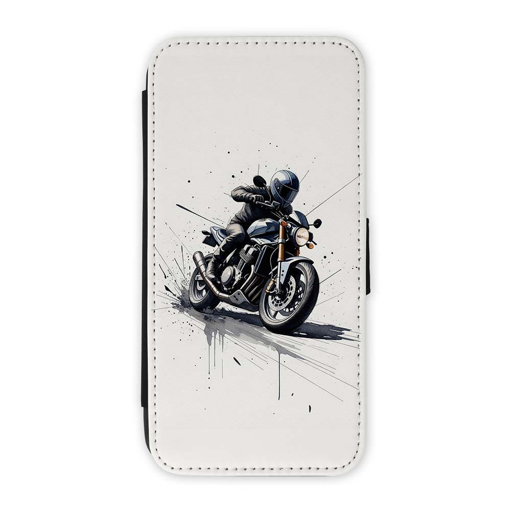 Knížkové pouzdro Creative Case 23 Motorkář – Samsung Galaxy A16 | Levné Kryty | Levné Kryty | Levné Kryty