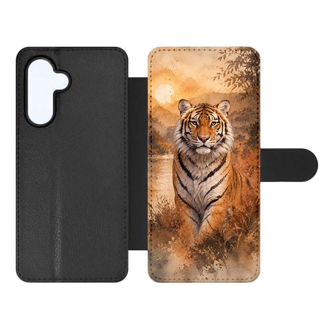 Knížkové pouzdro Creative Case 32 Tygr – Samsung Galaxy A17 5G | Levné Kryty | Levné Kryty | Levné Kryty