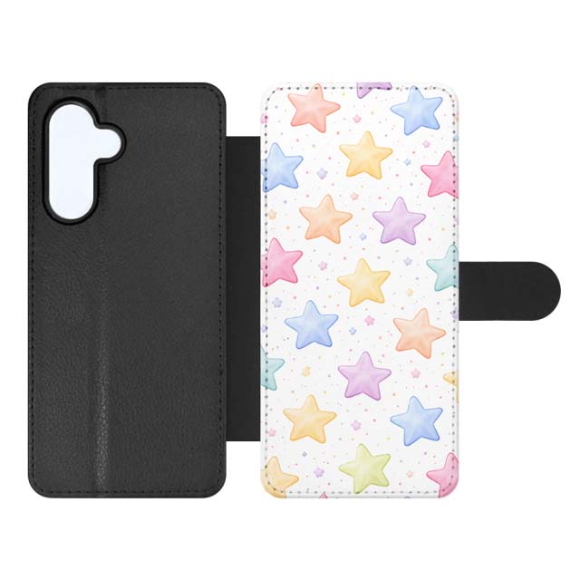 Knížkové pouzdro Creative Case 35 Hvězdičky – Samsung Galaxy A17 5G | Levné Kryty | Levné Kryty | Levné Kryty