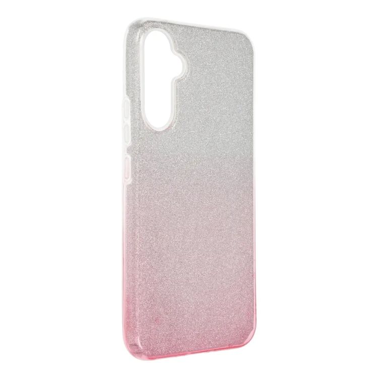 Třpytivý Kryt Forcell Shining transparentno-růžový – Samsung Galaxy A57 | Levné Kryty | Levné Kryty | Levné Kryty