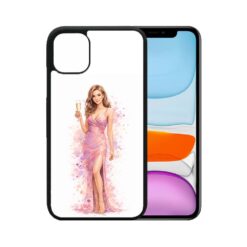 Ochranný Kryt Creative Case 25 Žena se Šampaňským pro Apple iPhone 11