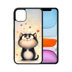 Ochranný Kryt Creative Case 51 Kočka a láska pro Apple iPhone 11