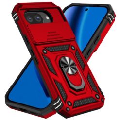 Alternative view of Odolný kryt CamCover Armor červený – Google Pixel 10a