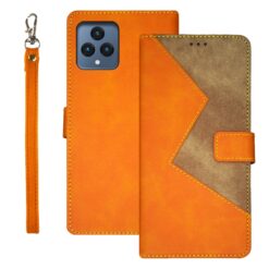 Peněženkové pouzdro Elegance Duo oranžové – T Phone / T Phone (2023)