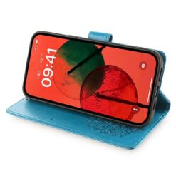 Alternative view of Peněženkové pouzdro Embossing Pattern Strom case modré – Xiaomi 17 Ultra