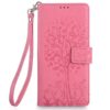 Peněženkové pouzdro Embossing Pattern Strom case zelené – Xiaomi 17 Ultra | Levné Kryty | Levné Kryty | Levné Kryty