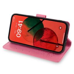 Alternative view of Peněženkové pouzdro Embossing Pattern Strom růžové – Xiaomi 17 Ultra