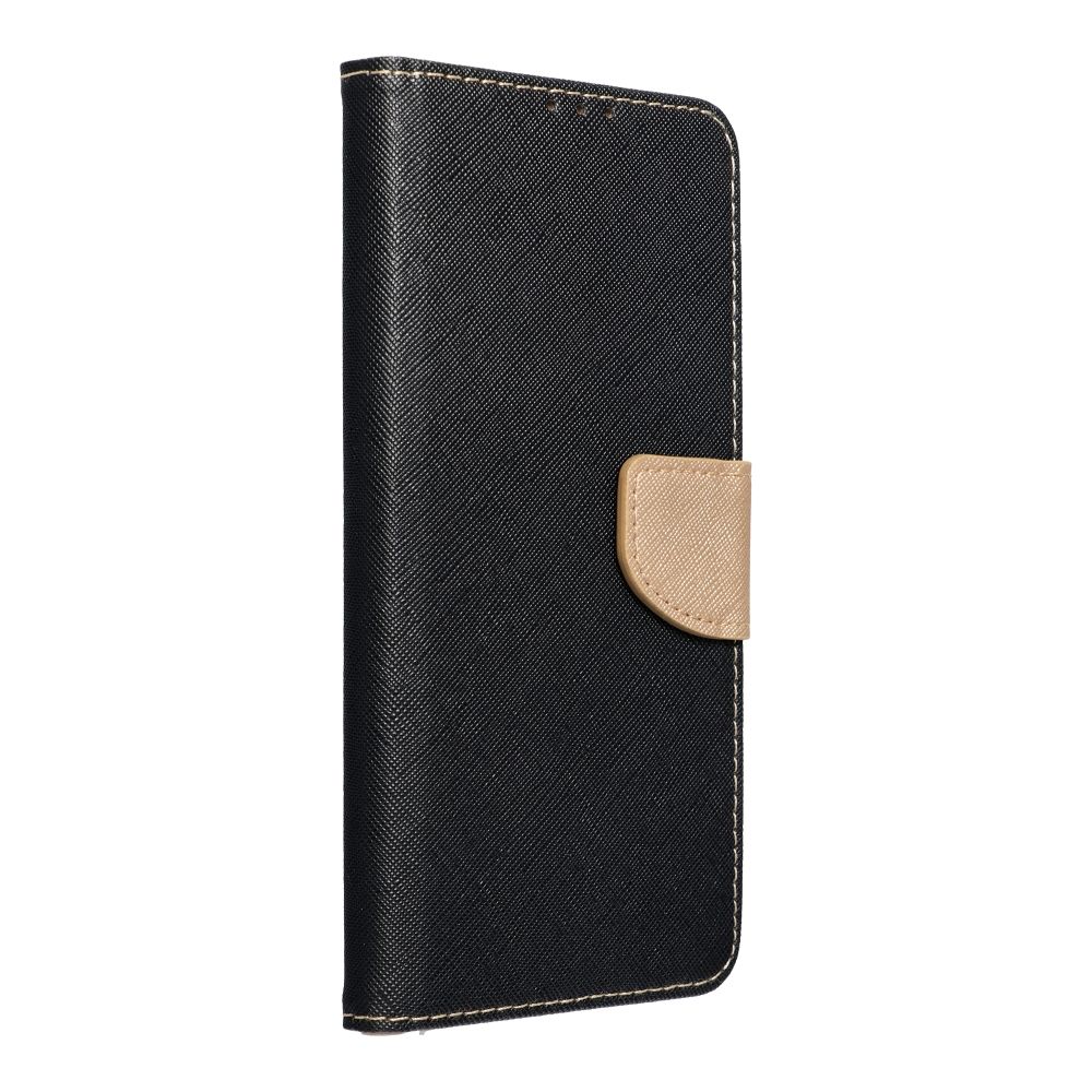 Peněženkové pouzdro Fancy Book černo-zlaté – Samsung Galaxy A57 | Levné Kryty | Levné Kryty | Levné Kryty