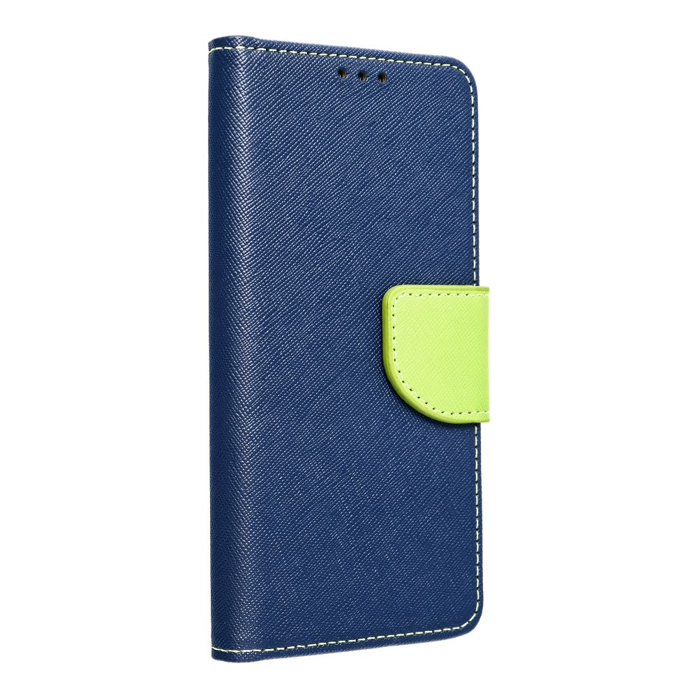 Peněženkové pouzdro Fancy Book modro-limetkové – Samsung Galaxy A57 | Levné Kryty | Levné Kryty | Levné Kryty