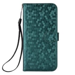Peněženkové pouzdro Honeycomb Dot Texture Case zelené – Xiaomi 17 Ultra