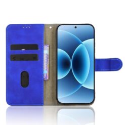 Peněženkové pouzdro Solid modré – Xiaomi 17 | Levné Kryty | Levné Kryty | Levné Kryty