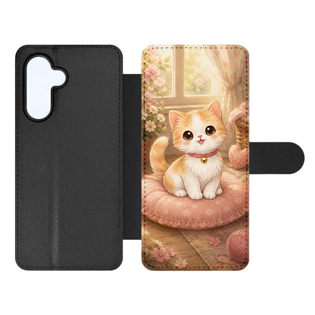 Knížkové pouzdro Creative Case 10 Koťátko – Samsung Galaxy A57 | Levné Kryty | Levné Kryty | Levné Kryty