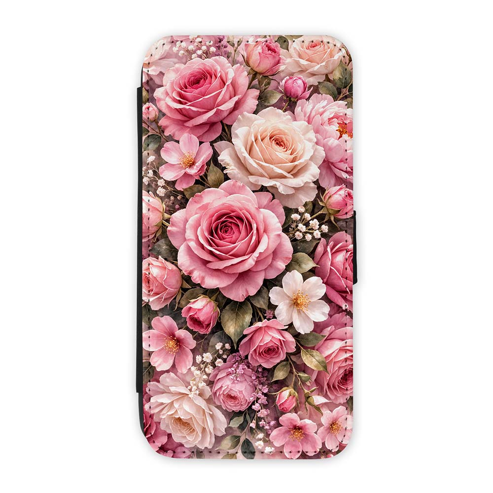 Knížkové pouzdro Creative Case 33 Růže – Samsung Galaxy A56 | Levné Kryty | Levné Kryty | Levné Kryty