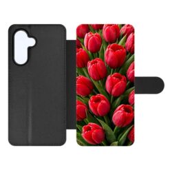 Knížkové pouzdro Creative Case 37 Tulipány 2 – Samsung Galaxy A57 | Levné Kryty | Levné Kryty | Levné Kryty