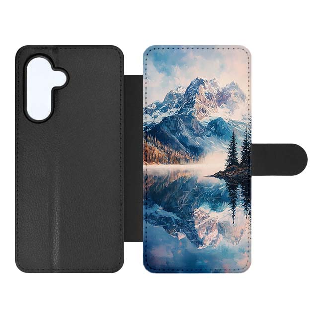 Knížkové pouzdro Creative Case 39 Hory – Samsung Galaxy A55 5G | Levné Kryty | Levné Kryty | Levné Kryty