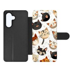 Knížkové pouzdro Creative Case 44 Kočky – Samsung Galaxy A17 5G | Levné Kryty | Levné Kryty | Levné Kryty