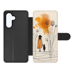Knížkové pouzdro Creative Case 47 Žena a dítě – Samsung Galaxy A16 | Levné Kryty | Levné Kryty | Levné Kryty