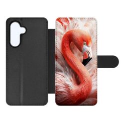 Knížkové pouzdro Creative Case 49 Plameňák – Samsung Galaxy A17 5G | Levné Kryty | Levné Kryty | Levné Kryty