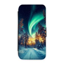 Knížkové pouzdro Creative Case 59 Polární záře – Samsung Galaxy A57