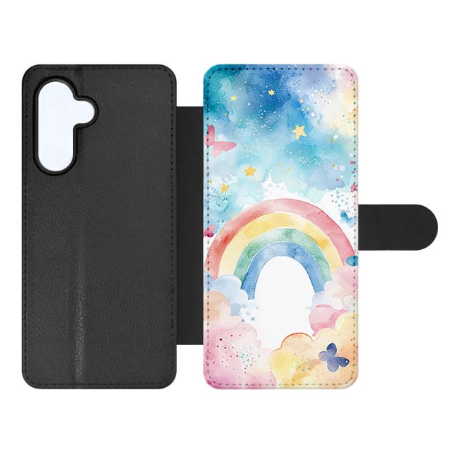 Knížkové pouzdro Creative Case 56 Duha – Samsung Galaxy A56 | Levné Kryty | Levné Kryty | Levné Kryty