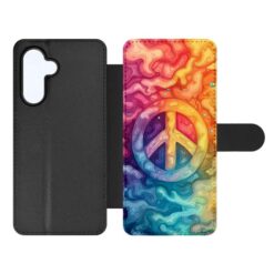 Knížkové pouzdro Creative Case 57 Peace – Samsung Galaxy A17 5G | Levné Kryty | Levné Kryty | Levné Kryty