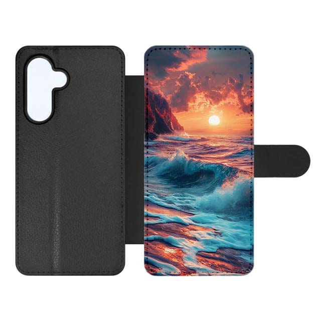 Knížkové pouzdro Creative Case 61 Moře – Samsung Galaxy A17 5G | Levné Kryty | Levné Kryty | Levné Kryty