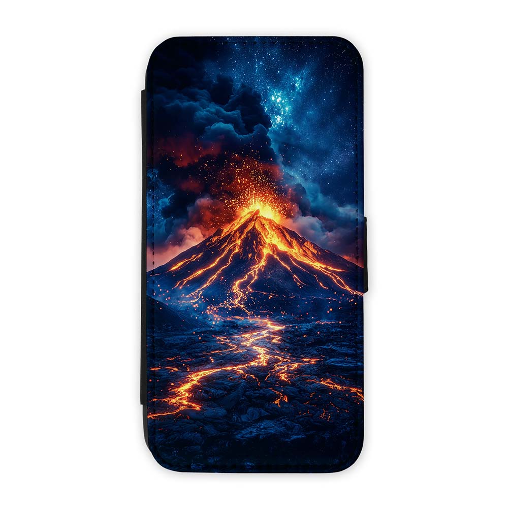 Knížkové pouzdro Creative Case 69 Sopka – Samsung Galaxy A16 | Levné Kryty | Levné Kryty | Levné Kryty