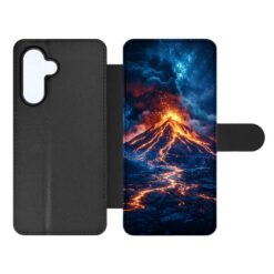 Knížkové pouzdro Creative Case 69 Sopka – Samsung Galaxy A17 5G | Levné Kryty | Levné Kryty | Levné Kryty