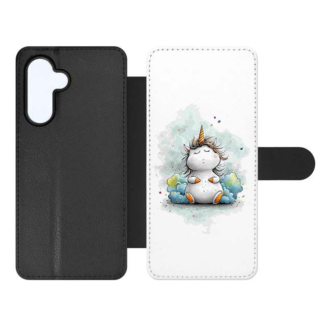 Knížkové pouzdro Creative Case 73 Jednorožec – Samsung Galaxy A17 5G | Levné Kryty | Levné Kryty | Levné Kryty