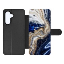 Knížkové pouzdro Creative Case 79 Mramor modrý – Samsung Galaxy A17 5G | Levné Kryty | Levné Kryty | Levné Kryty