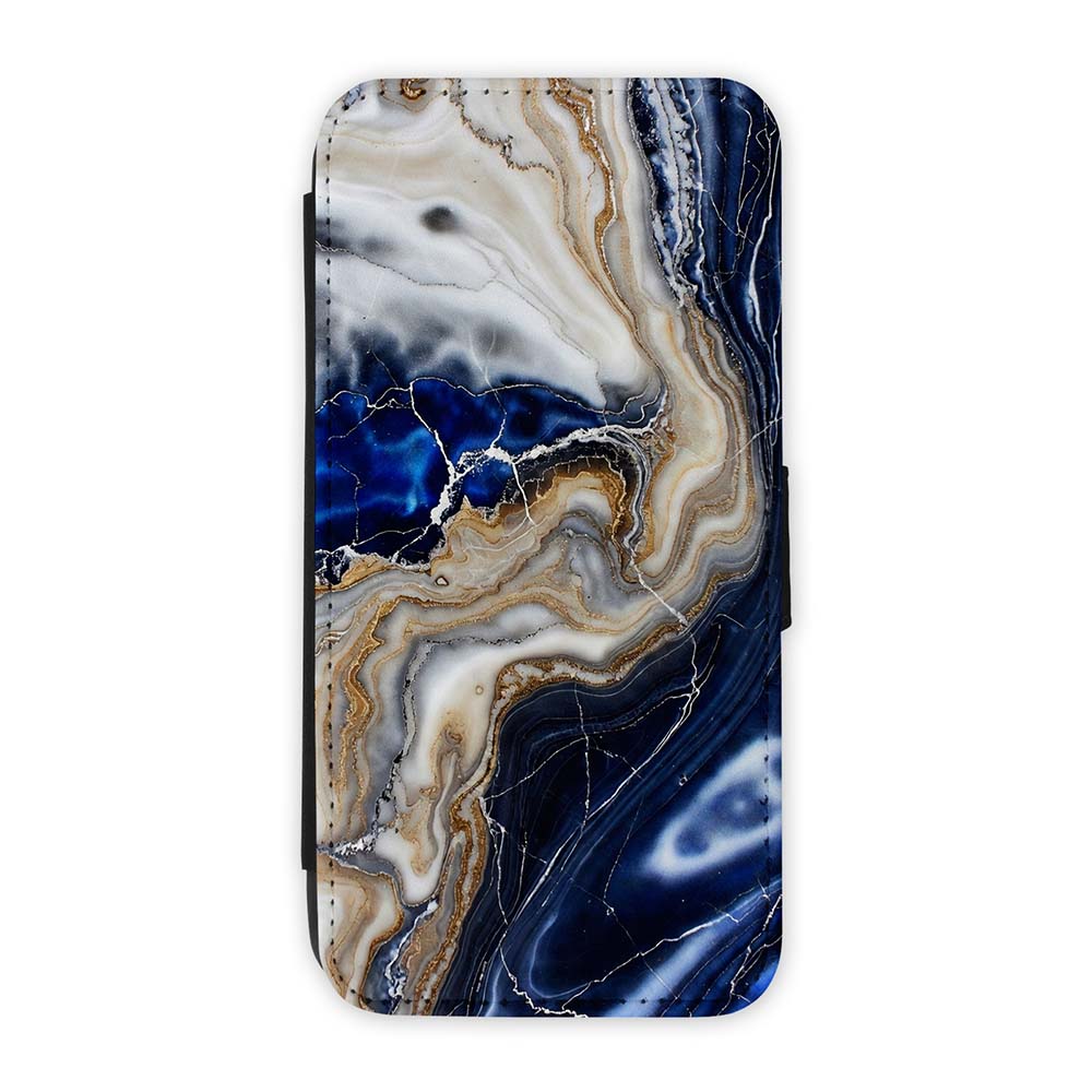 Knížkové pouzdro Creative Case 79 Mramor modrý – Samsung Galaxy A17 5G | Levné Kryty | Levné Kryty | Levné Kryty